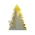 thumbnail image 2 of Adornos navideños, adornos navideños, árbol de Navidad artificial de interior con luz, repisa para chimenea, decoración, árbol de Navidad falso iluminado para decoración del hogar, árboles, lámpara, 2 of 8