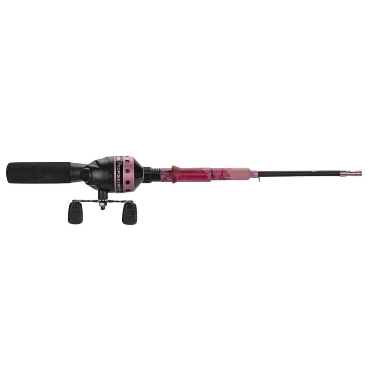 ProFISHiency Pink Splat Pocket Combo Fiberglass Telescopic Micro