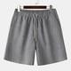 thumbnail image 1 of pstuiky Abreviatura para hombres, Pantalones cortos deportivos informales de verano para hombre, con bolsillos y cordón, de cintura media Pantalones cortos deportivos para hombre, 1 of 5