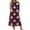 Navy, variant on BOMYJESK Maxi Dresses for Women Patriotic American Flag Beach Long Dresses 4th Of July 2026 Summer Dresses Boho Independence Day Elegant Classy Party Apparel Light Blue 2XL