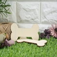 thumbnail image 5 of FRCOLOR Unfinished Wood Cutout Dog Bone Shapes for Decoration Easy to Paint and Customize 40 Pieces, 5 of 10