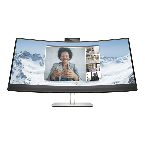 HP E34m G4 Conferencing Monitor - E-Series - LED monitor - curved - 34" - 3440 x 1440 WQHD @ 75 Hz - VA - 400 cd/m�� - 3000:1 - 5 ms - HDMI, DisplayPort, USB-C - speakers - for ZBook Firefly 14 G9 Mobile Workstation