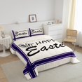 thumbnail image 3 of Erosebridal Happy Easter Bedding Full Comforter Set, Cute Rabbit Down Comforter, Purple, 3 Pieces, 3 of 7