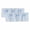 Blue, variant on 2 Pack Valances for Windows, Green Bow Window Valances for Living Room/Bedroom/Bathroom, Cute Bowknot Minimalist Solid Color Light Filtering Kitchen Curtain Valance Window Treatment 42"W x12" L