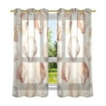 thumbnail image 6 of Yayeee Window Curtains Set of 2 for Living Room Light Filtering 63"x42", Purple Seashell, 6 of 7