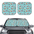 thumbnail image 2 of Gukieu Sea Otters Family In Blue Water Print Car Windshield Sun Visor, Foldable Anti-UV Car Sun Visor Suitable for Vans, Trucks Car Accessories-Medium, 2 of 6
