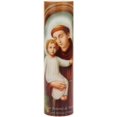 thumbnail image 1 of Saints Collection St. Anthony Flickering LED Prayer Candle - English & Spanish Prayers, Unique Religious Decoration for Altar, Mantle or Home, 1 of 7