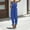 40-Blue, variant on Gaecuw Dressy Jumpsuit for Women 2023 Sleeveless Cold Shoulder Overall with Pockets Square Neck Band Collar Solid Onesie One Piece Outfits Casual Long Pants Wide Leg Linen Summer Romper Ankle Length