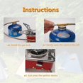 thumbnail image 4 of Estufa de camping portátil con encendido piezoeléctrico, estufa de gas plegable para camping pequeña, compacta y duradera de 2800 W con bolsa de transporte, estufa de gas para camping con piezo, 4 of 5