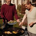 thumbnail image 3 of ADDHAT Practical Barbecue Grilling Basket with Non-stick Coating 1Set 12.18X9.43X1.77in, 3 of 7