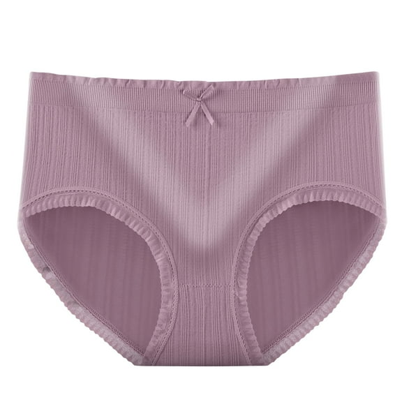 Fesfesfes Women Cotton Underwear Womens New High-waist Briefs Postpartum Belly-up Hip Panties