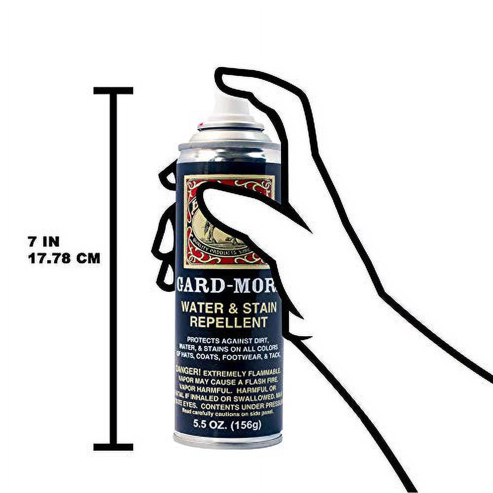 Gard-More Water & Stain Repellent 5.5oz- Leather Protector and Suede Protector Waterproofing Spray Guard for Boots, Shoes, Clothing, Hats, Jackets & More