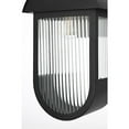 thumbnail image 5 of Elegant Lighting Albert 10 Inch Outdoor Wall Sconce In Black, 5 of 8