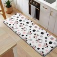 thumbnail image 5 of White Cow Geometric Pattern Kitchen Rug Mat,Kitchen Runner Rugs Non Skid Washable,Decorative Kitchen Floor Mats for Kitchen,Sink,Laundry,17"x47.2", 5 of 7