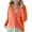 Orange, variant on FamilyThread Girls Button-up Cardigan with V-Neck Cotton Knit Sweater Casual Outerwear For 6-15Y