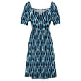 thumbnail image 4 of Vertical segment of blue human DNA helix Sleeveless Dress women's summer clothing 2024 women's summer jumpsuit, 4 of 6