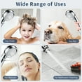 thumbnail image 5 of KAIYING Shower Head with Handheld Nozzle, 3 Spray Modes, Detachable, Hose, Adjustable Angle, Chrome, 5 of 6