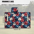 thumbnail image 5 of Psesaysky Golf Cart Seat Covers with 4 Pockets Soft Golf Cart Seat Towel Blanket, Extra Handle, Foldable and Washable, Suit EZGO TXT RXV/Club Car Seats, Hawaiian Hibiscus Flower, 5 of 8