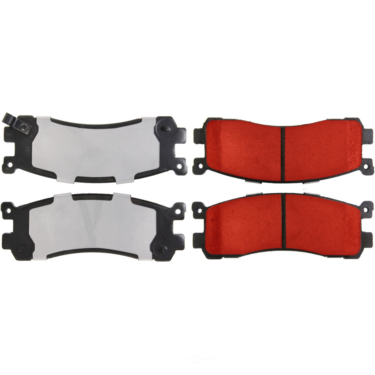 Centric Parts 500.05530 PQ PRO Disc Brake Pads with Hardware, multi-layer mechanically-attached