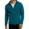thumbnail image 3 of Men's Full-Zip Polar Fleece Jacket, Teal 2XL, 1 Count, 1 Pack, 3 of 7