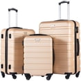 thumbnail image 1 of Juego de 3 piezas, hilandero para maletas, de Luggage Coolife, rígido y ligero con cierre TSA, 1 of 7