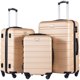 thumbnail image 1 of Juego de 3 piezas, hilandero para maletas, de Luggage Coolife, rígido y ligero con cierre TSA, 1 of 7