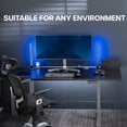 thumbnail image 2 of VIVO Dual Motor 71” x 30” Standing Desk, 1-Piece Black Top, Gray Frame, 2 of 8