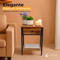 thumbnail image 3 of Buro Mesita de Noche con Cajon Mesita Auxiliar Industrial Nordico, 3 of 9