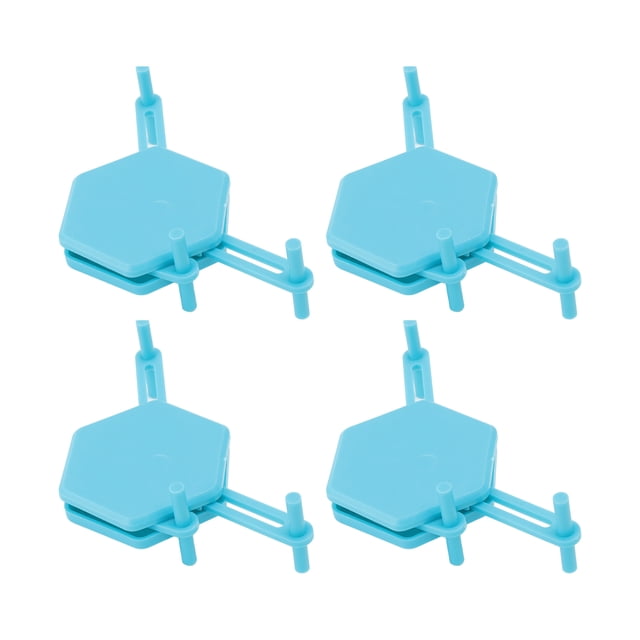 Posavasos Hexagonal Posavasos Elegante Ahorro De Espacio ABS Ajustable 4 Piezas Para Bebidas ANGGREK Otros