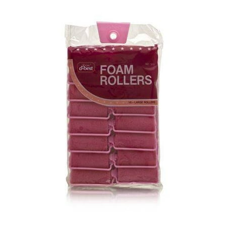 D*Best Foam Rollers Model No. 503 (16 Large (Best Curlers For Thin Hair)