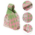 thumbnail image 3 of Unique Bargains 1 Pc Knitted Wrist Bag Star Gift Bag Pink, 3 of 4