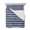 Light Blue Mist Blue, variant on Quilts Full Size Bedding Set, Nautical Striped Lightweight Quilted Comforter, Summer Coastal Ocean Navy Blue White Soft Reversible Bedspread Coverlet with Pillow Covers for All Season, 78" x 90"
