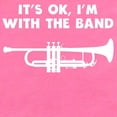 thumbnail image 2 of CafePress - Its OK Im With The Band Trumpet - Cute Infant Bodysuit Baby Romper - Size Newborn - 24 Months, 2 of 3