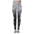 thumbnail image 1 of MKLEKYY Leggings deportivos para mujer Leggings estampados para mujer Leggings deportivos de fitness Pantalones de yoga, 1 of 4