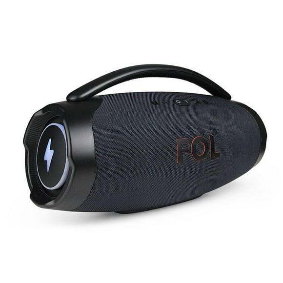 Bocina Portátil Recargable Fol R207L 110W TWS Bluetooth Negro