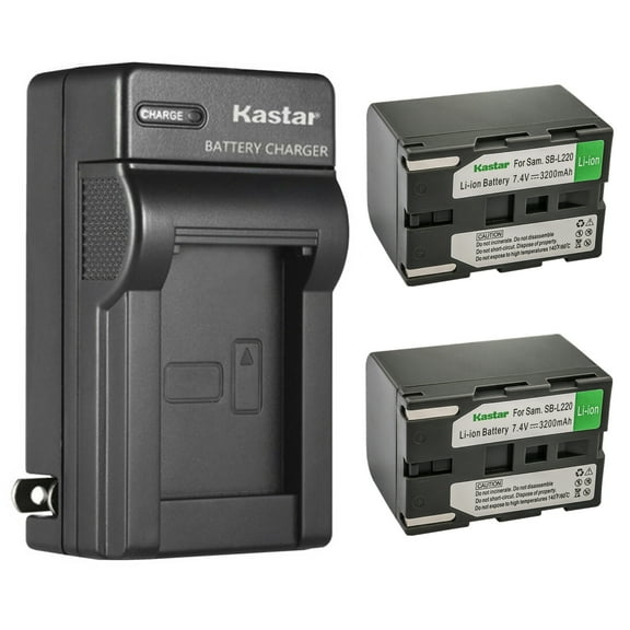 Kastar 2-Pack AD43-00113 Battery and AC Wall Charger Replacement for Medion AD43-00113 Battery, Medion MD41859, MD9021, MD9021n, MD9035, MD9035n, MD9069, MD9069n, MD9090, DuoCam SC-D6040 Camera