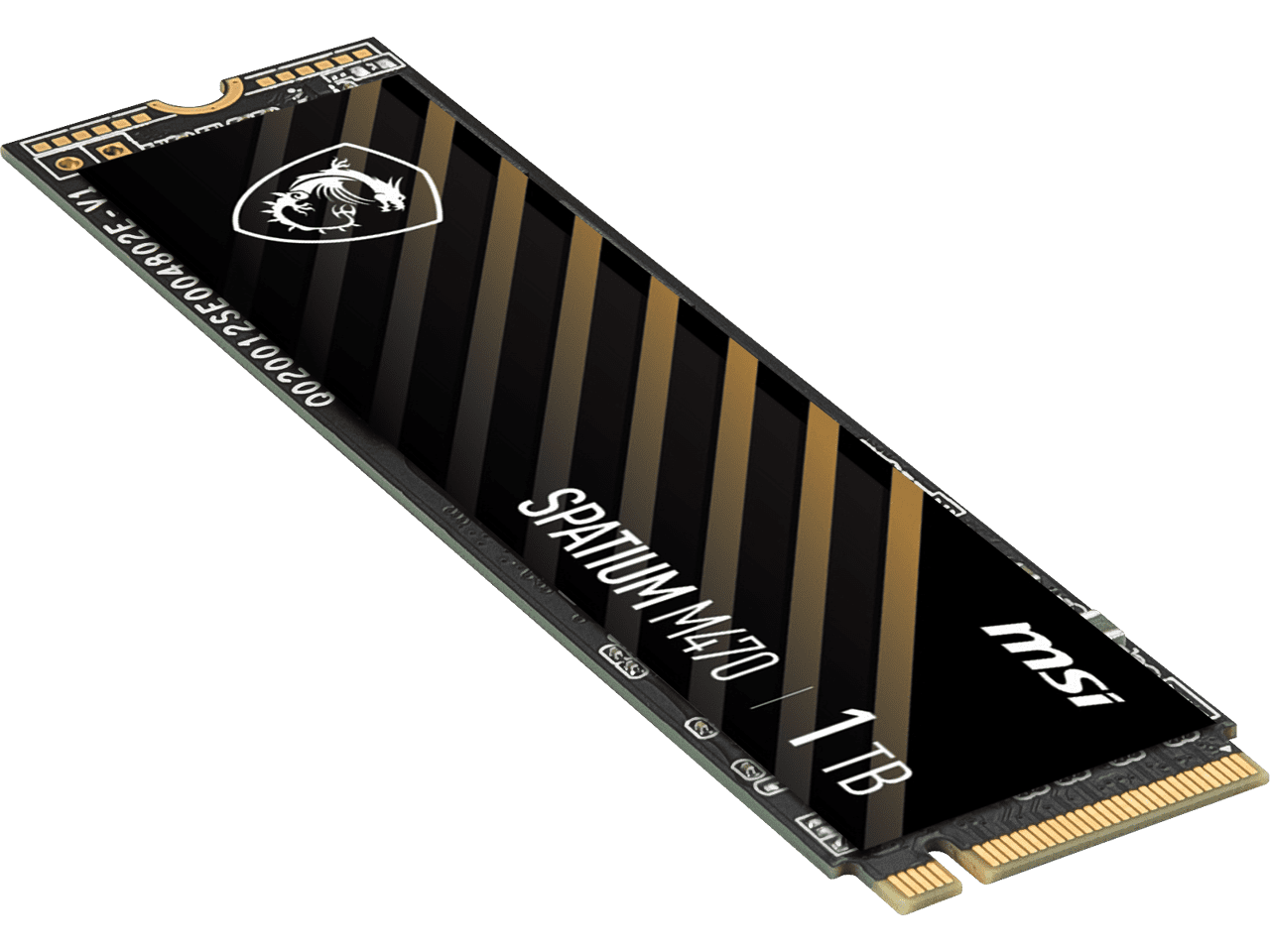 MSI SPATIUM M470 PRO PCIe 4.0 NVMe M.2 2280 1TB PCI-Express 4.0 x4 3D NAND Internal Solid State Drive (SSD) - SM470PN1TB