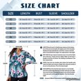 thumbnail image 7 of Xoenoiee Tropical Hibiscus Palm Leaves Print Golf Shirts for Women Long Sleeve Collared Tops Loose Summer Work Travel Blouses V-Neck Polo Shirts Business Casual Work Tops Dressy Blouses, Size XS, 7 of 7