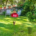 thumbnail image 4 of Casa para pájaros, casa para pájaros Sensation Red/Blue, comedero para pájaros para exteriores a prueba de ardillas, casa para pájaros con flores, comedero para pájaros con poste, comedero, 4 of 6