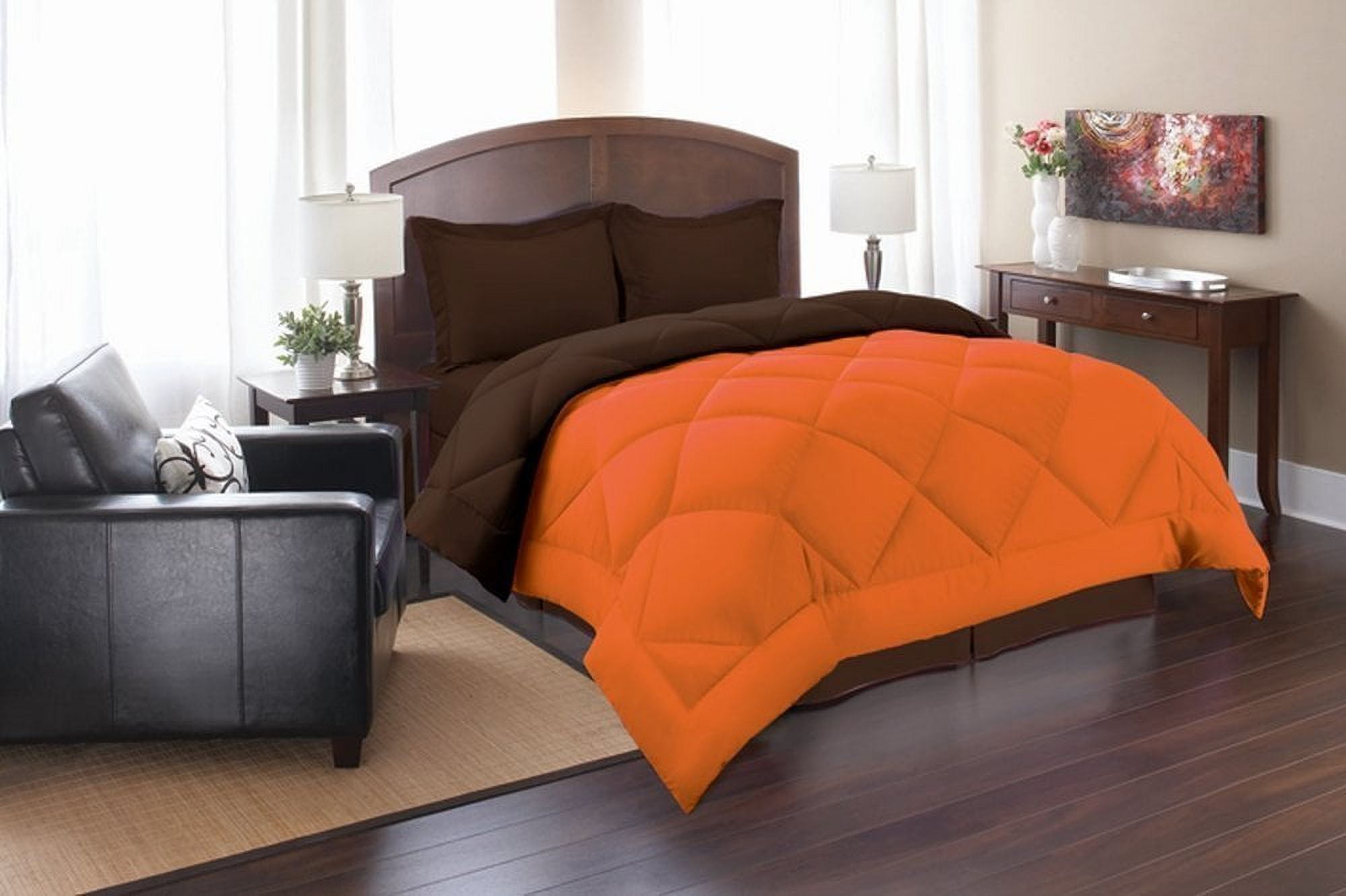 Goose Down Alternative 3pc Comforter Set-King/Cal King, Turqouise/White