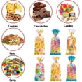 thumbnail image 6 of Twfbrm 100 Pcs Easter Treat Bags, Clear Plastic Cellophane Bag with Twist Ties, BPA-Free Easter Eggs Goodies Bags for Candy Cookies Snack, Party Favor & Gift Packaging for Spring Holiday, 6 of 9