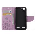 thumbnail image 4 of Funda de cuero con estampado de flores para Lenovo Vibe K5, estilo 1, 4 of 5