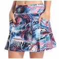 thumbnail image 2 of Ichuanyi Women's shorts skirt tennis running exercise high waist sports with pockets, 2 of 9
