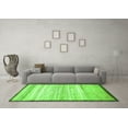 thumbnail image 3 of Ahgly Company Indoor Square Abstract Green Modern Area Rugs, 3' Square, 3 of 4