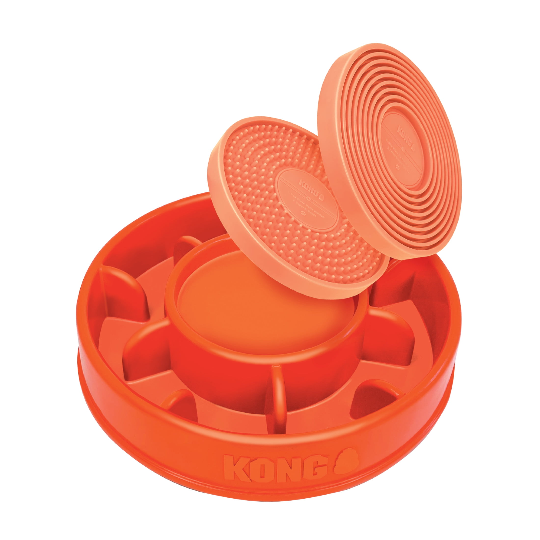 KONG Licks Mealtime Treat and Slow Feeder for Dogs, Large