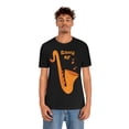 thumbnail image 5 of Saxy Af Saxophone Music Fashion Unisex Jersey Short Sleeve All Sizes Tee, 5 of 10