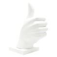 thumbnail image 2 of Adam & Friends Thumbs Up Sculpture | White, 2 of 6