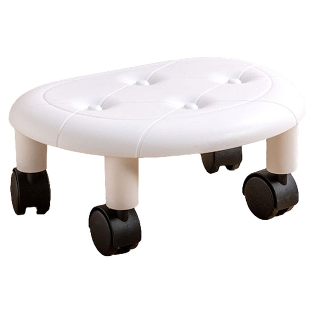 Low Rolling Stools Universal Wheel Small Swivel Stool High Weight Capacity
