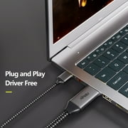 Fairikabe HDMI to USB C Adapter Cable 4K60Hz 6.6FT, Compatible with Xreal Air, Nreal Air, Steam Deck Dock, PS5, Xbox, Portable Monitor