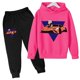 thumbnail image 4 of Abrigo para niños, ropa encantadora, mercancía A4, sudadera con capucha de marca, ropa deportiva, ropa para niñas y niños, pantalón superior, conjunto de moda informal de 2 a 13 años, 4 of 5